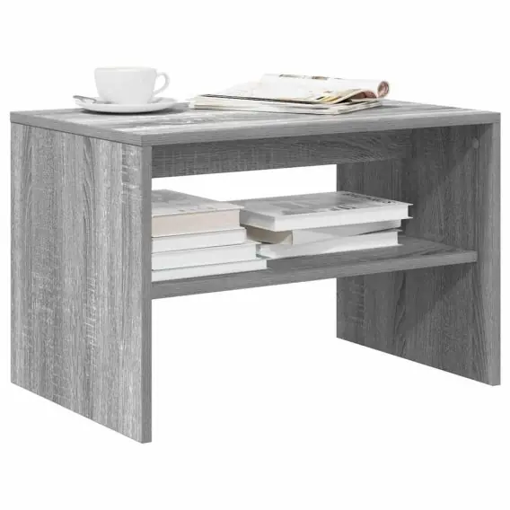 Wysoka jakość Szafka RTV Sonoma Szara 60x40x40 cm Drewno klejone Lumarko! Lumarko! - Hurtownia wielobranżowa Lumarko